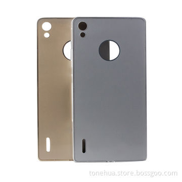 Protective metal frame PC case for Ascend P6, P7